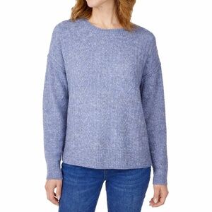 Legendary Outfitters Women's L Cozy Cable Knit Sweater Blue H0859